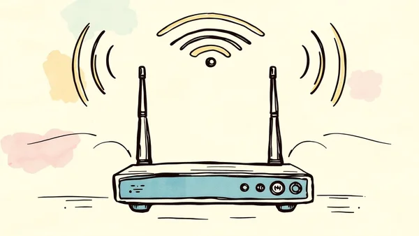 Giao diện phân tích phổ sóng Wi-Fi hiển thị các kênh tần số phân bố trên đồ thị