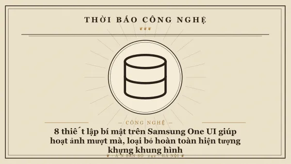 Màn hình Galaxy hiển thị giao diện One UI với các icon bo góc mượt mà tinh tế