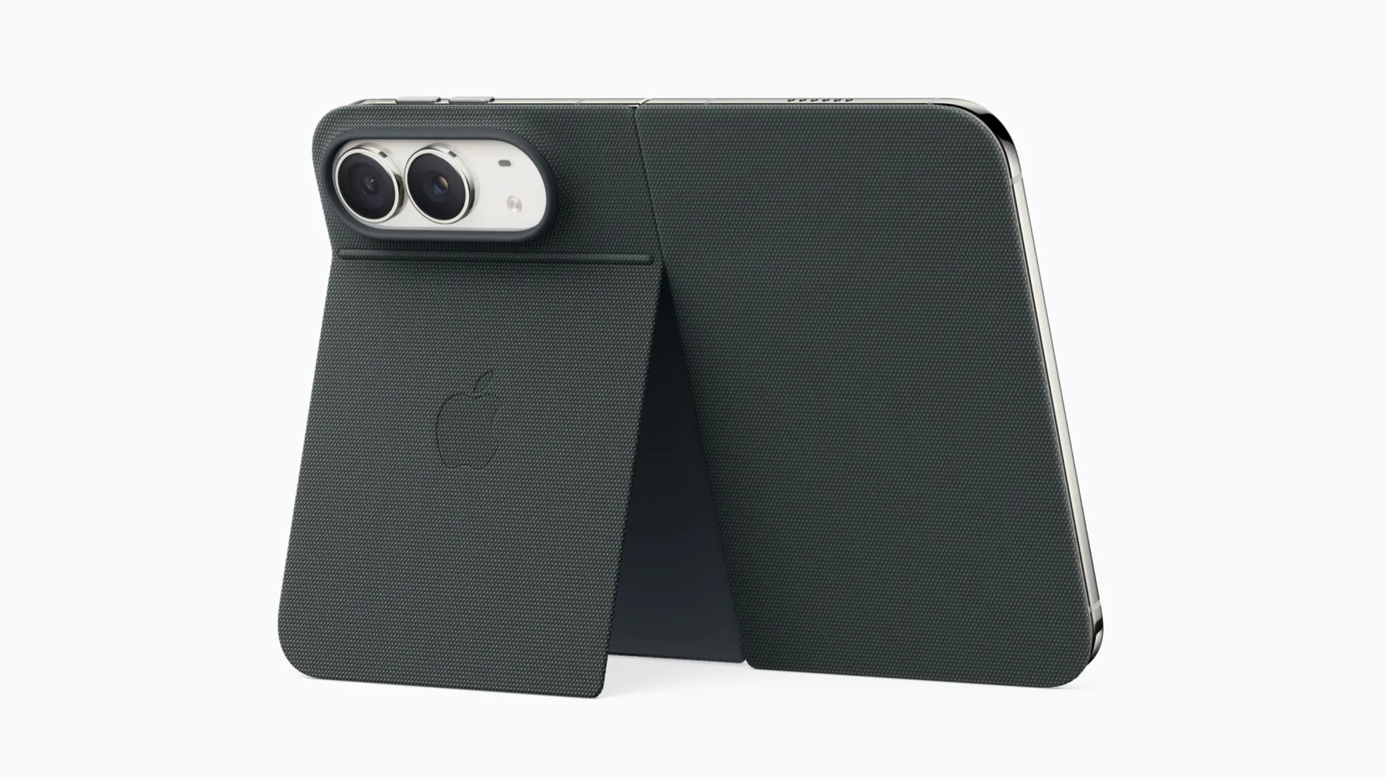 Bao da cao cấp Folio màu Navy bảo vệ toàn diện hai mặt của iPhone Duo
